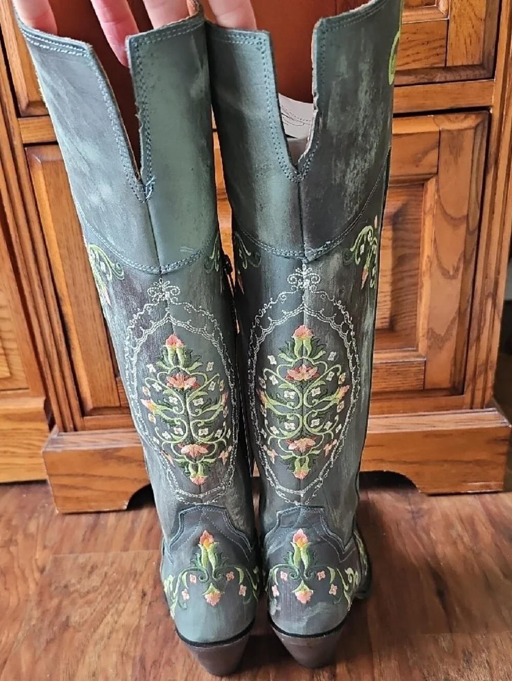 Dan Post DP3281 Flower Child - Floral Embroidered Cowboy Boots